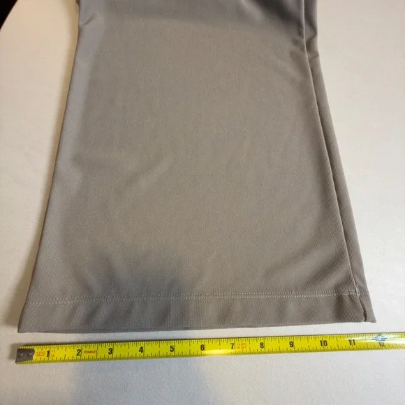 Halara Wide Leg Size M Pleated Trousers High Waist Flowy Dress Pants Taupe Grey - Picture 7 of 11